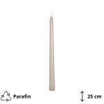 Konusna svijeća bijela h=25 cm