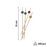 Drvena pikalica Biser 15 cm 200 kom/pak