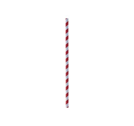Slamke papirnate l=197 mm d=6 mm lolipop 100 kom