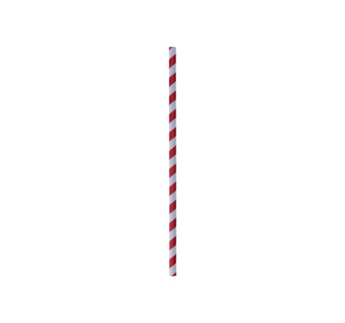 Slamke papirnate l=197 mm d=6 mm lolipop 100 kom