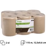 Papirnati ručnici u roli 2 sl 115 m Natur [6 kom/pak]
