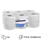 Toaletni papir v roli 2 sl 115 m bieli [12 kom/pak]