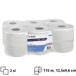 Toaletni papir v roli 2 sl 115 m bieli [12 kom/pak]