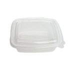 Posuda za poklopcem PP 1000 ml 185×135х70 mm prozirna [50 kom/pak]