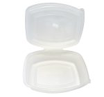 Posuda za poklopcem PP 1500 ml 200×190х65 mm prozirna [50 kom/pak]