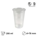 Čaša PP 200 ml prozirna 100 kom