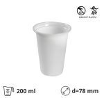Čaša PP 200 ml bjela 100 kom