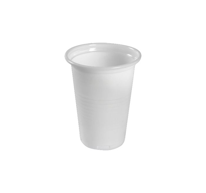 Čaša PP 200 ml bjela 100 kom