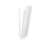 Slamke plastične l=190 mm d=6 mm prozirna 250 kom/pak