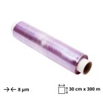 Folija prehrambena PVC 30 cm x300 m 8 μm