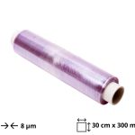 Folija prehrambena PVC 30 cm x300 m 8 μm