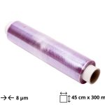 Folija prehrambena PVC 45 cm x300 m 8 μm