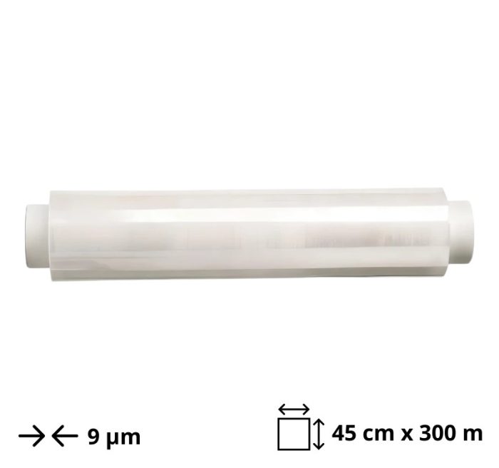 Folija prehrambena PE 45 cm x300 m 9 μm