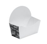 Burger/Bagel ambalaža 120x50x120mm, Black&White 50 kom