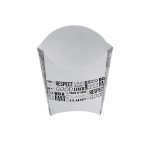 Kutija za pomfrit 130x80x135mm, Black&White [9 kom/pak]