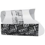 Kutija za pomfrit 130x80x135mm, Black&White [9 kom/pak]