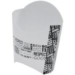 Kutija za pomfrit 130x80x135mm, Black&White [9 kom/pak]