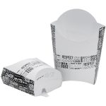 Kutija za pomfrit 130x80x135mm, Black&White [9 kom/pak]