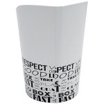 Kutija ECO Snack 120x80x50 mm Black&White 50 kom