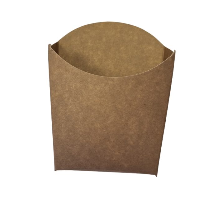 Kutija za pomfrit Fry Pack 130x93x38 mm, kraft (L) 50 kom