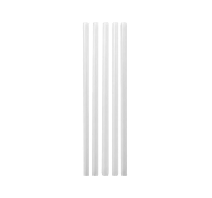Slamice plastične d=12 mm l=240 mm prozirna 125 kom/pak