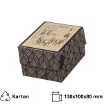 Kutija s poklopcem za desert 13x10x8 cm STREET BOX [10 kom/pak]