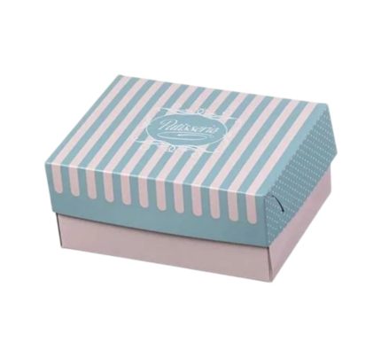Kutija s poklopcem za desert 19×14.5×8 cm ALUMINIUM PATISSERIE [15 kom/pak]