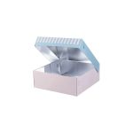 Kutija s poklopcem za desert 21.8×21.6×8 cm ALUMINIUM PATISSERIE [10 kom/pak]