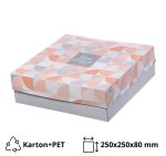 Kutija s poklopcem za desert 25x25x8 cm SWEET & FRESH [14 kom/pak]