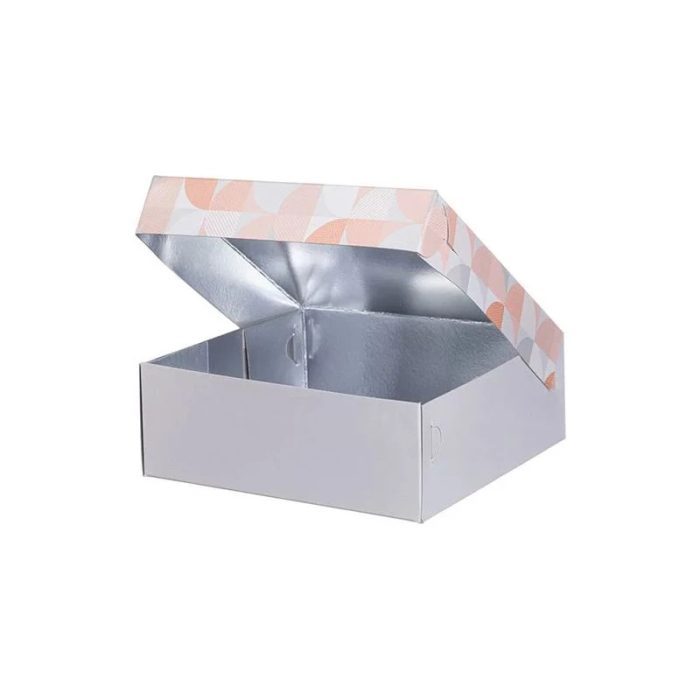 Kutija s poklopcem za desert 25x25x8 cm SWEET & FRESH [14 kom/pak]