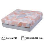 Kutija s poklopcem za desert 35x35x10 cm SWEET & FRESH [11 kom/pak]