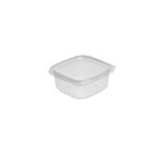 Posuda s ravnim poklopcem PET 250 ml 87x90x46 prozirna [100 kom/pak]