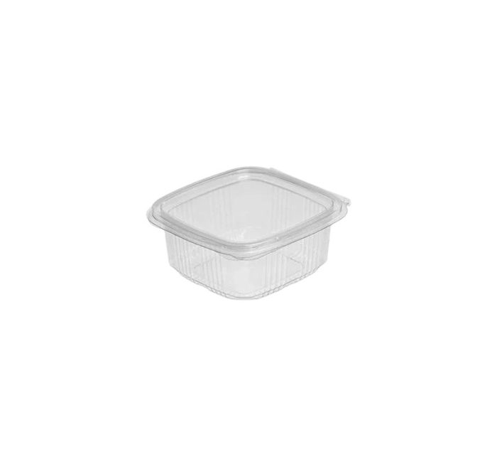 Posuda s ravnim poklopcem PET 250 ml 87x90x46 prozirna [100 kom/pak]