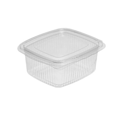 Posuda s ravnim poklopcem PET 500 ml 100x112x55 prozirna [100 kom/pak]