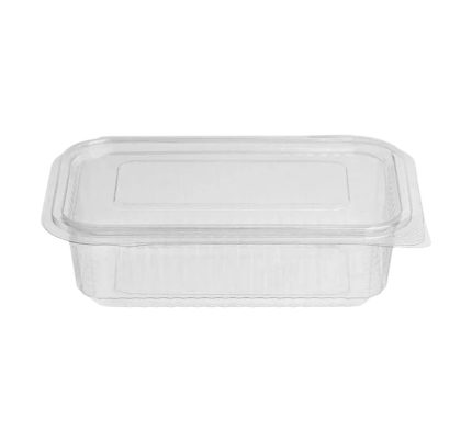 Posuda s ravnim poklopcem PET 750 ml 170х102х55 prozirna [100 kom/pak]