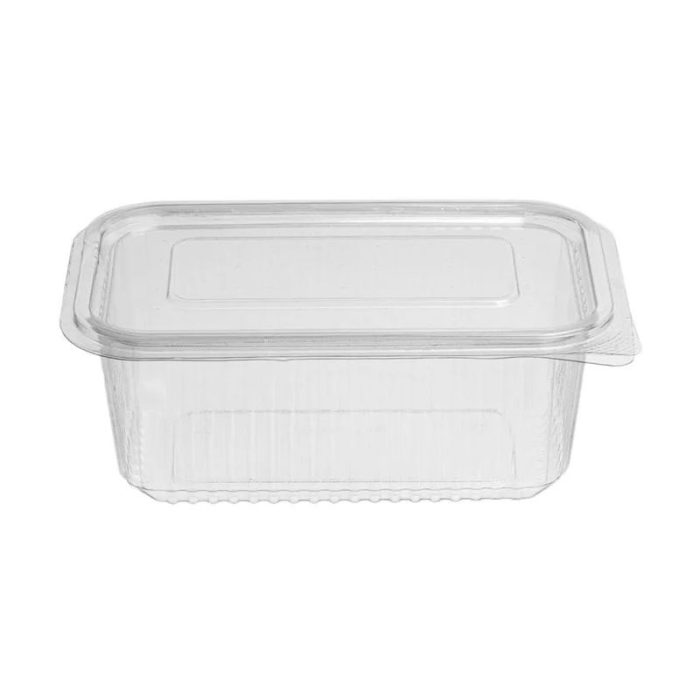Posuda s ravnim poklopcem PET 1000 ml 172х105х68 prozirna [100 kom/pak]