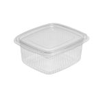 Posuda s ravnim poklopcem PET 1500 ml 214х150х58 HEAVY prozirna [50 kom/pak]