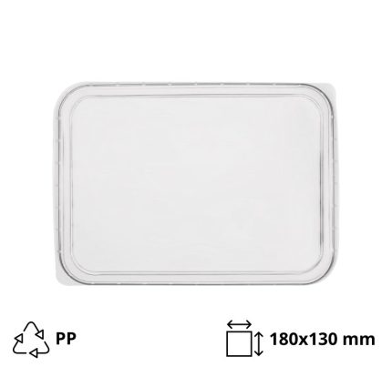 Poklopac PP 180×130 mm proziran [50 kom/pak]
