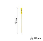 Pikalica od bambusa RIO Yellow 12cm 200 kom/pak