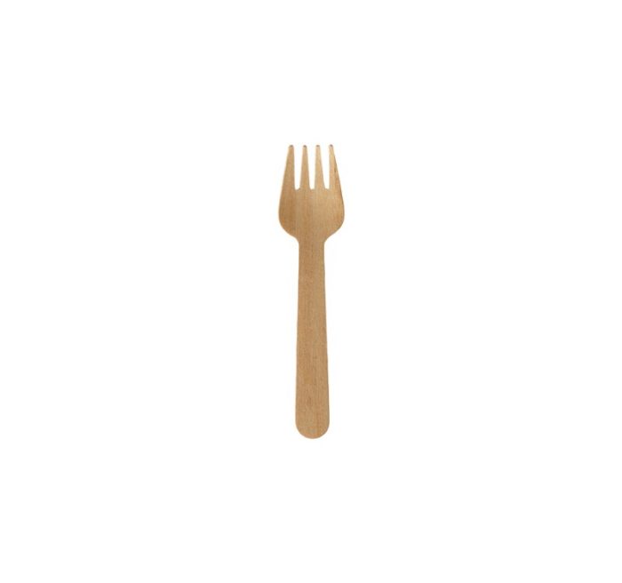 Mini vilica od bambusa BAMBUS SNACK 9,5cm 100 kom