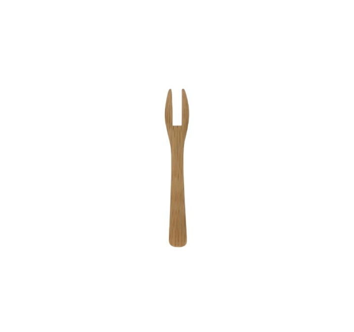 Mini vilica od bambusa TWIN 9 cm 50 kom (20 pack)