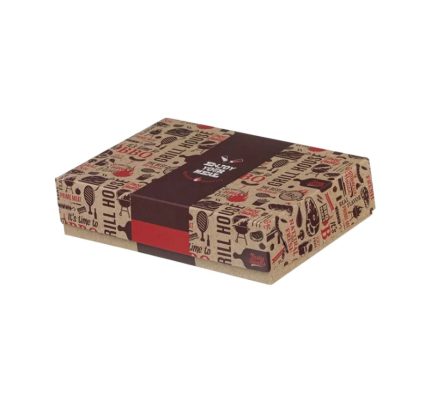 Papirnata posuda ENJOY GRILL, BBQ Aluminium 250x175x60 mm [7 kom/pak]