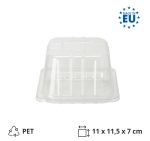 Posuda s poklopcem PET 110x115x70 mm prozirna [100 kom/pak]
