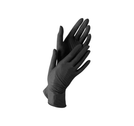 Rukavice nitril 100 kom/pak crne L