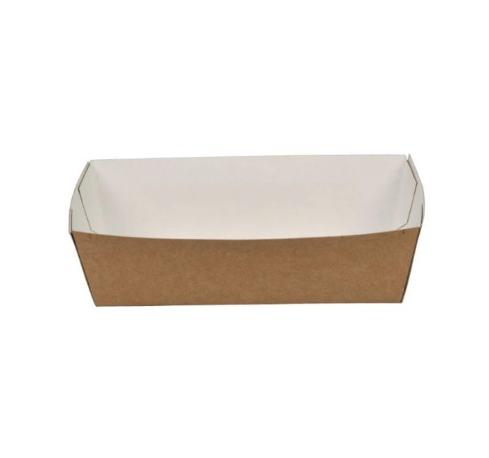 Papirnata plitica 170x120x53 mm kraft [90 kom/pak]