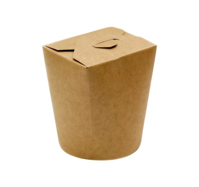 Papirnata posuda za WOK 750 ml kraft/kraft 50 kom