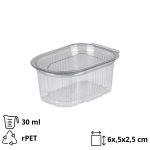Posuda za umake sa poklopcem rPET 30 ml prozirna [500 kom/pak]
