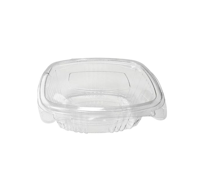 Posuda s ravnim poklopcem rPET 375 ml prozirna [100 kom/pak]