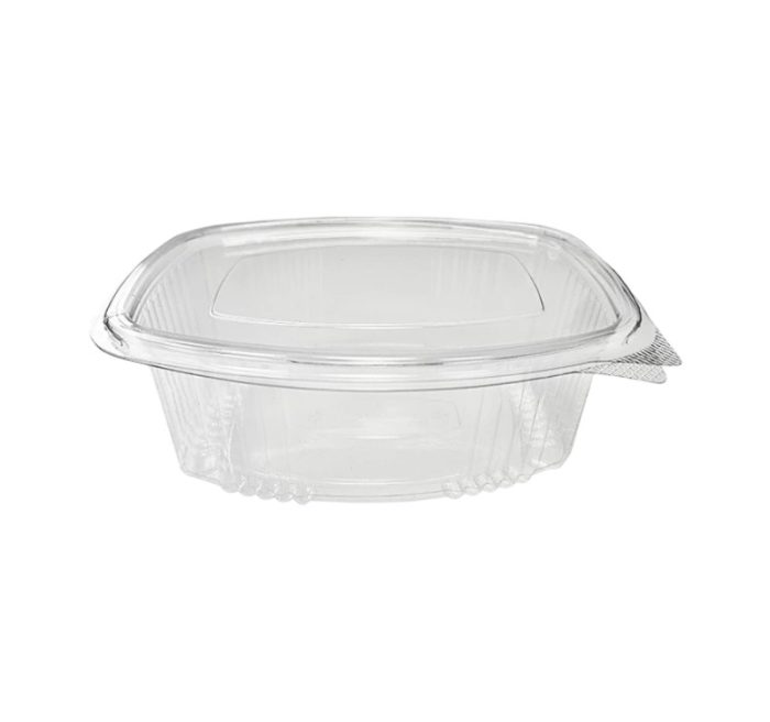 Posuda s ravnim poklopcem rPET 500 ml prozirna [100 kom/pak]