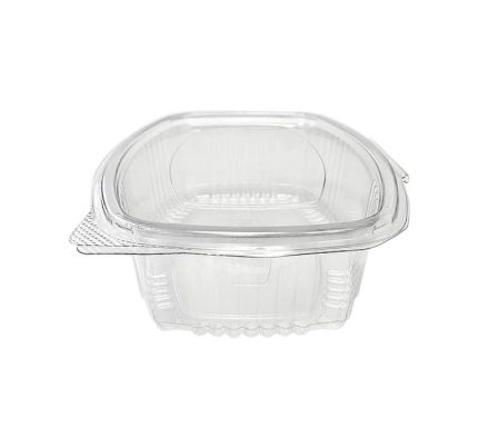 Posuda s ravnim poklopcem rPET 750 ml prozirna [100 kom/pak]